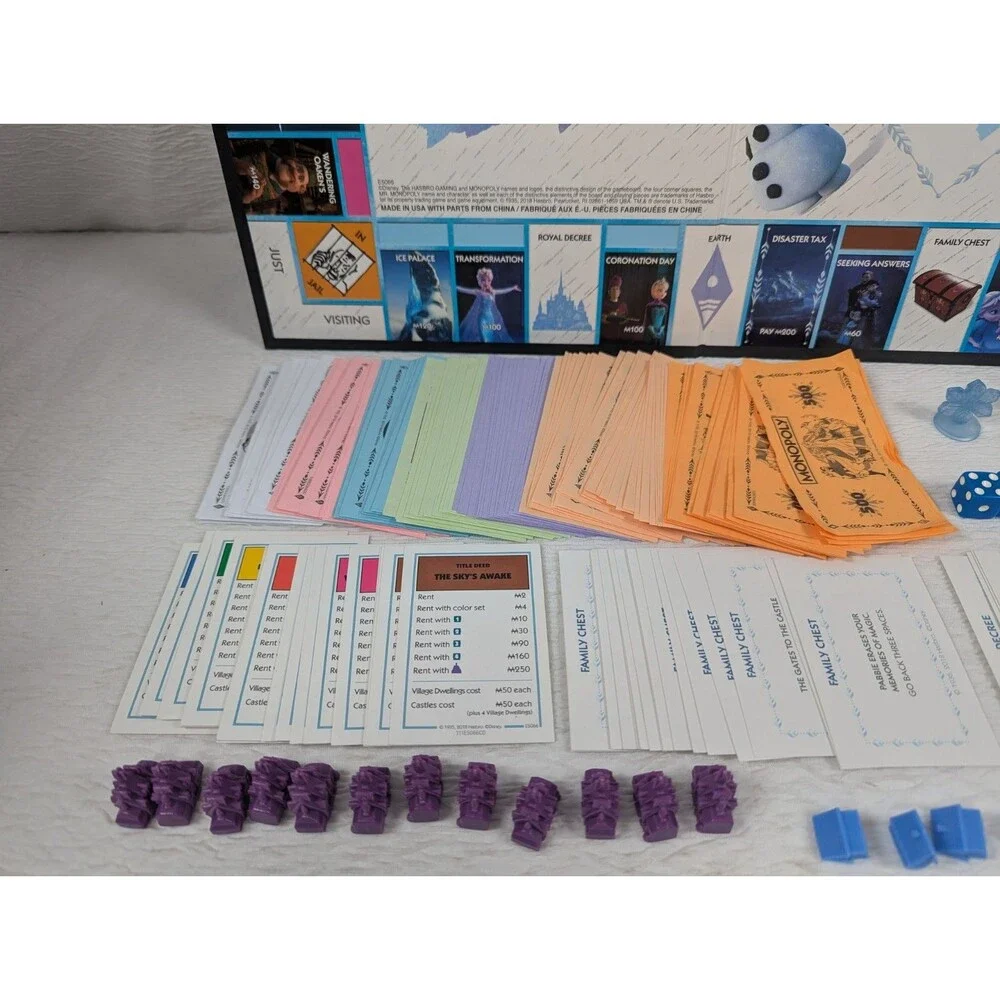 Hasbro - Monopoly: Disney Frozen 2 - Board Game - 2-6 players